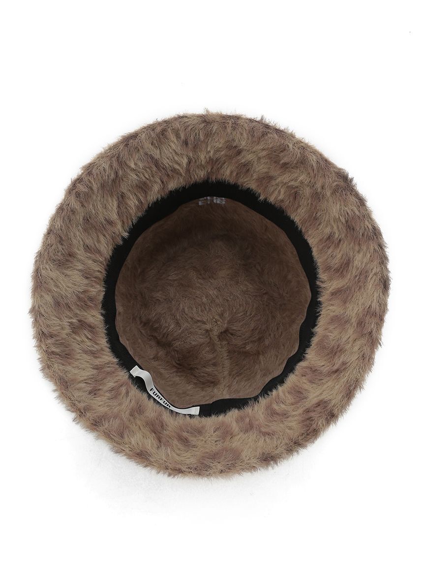 FURFUR「ロゴ刺繍エコファーバケットハット」|ハット|
