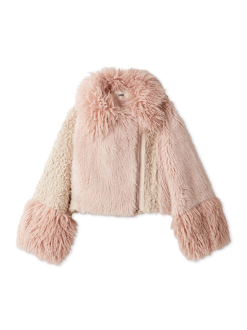 FURFUR「エコファーライダースジャケット」|ライダースジャケット|