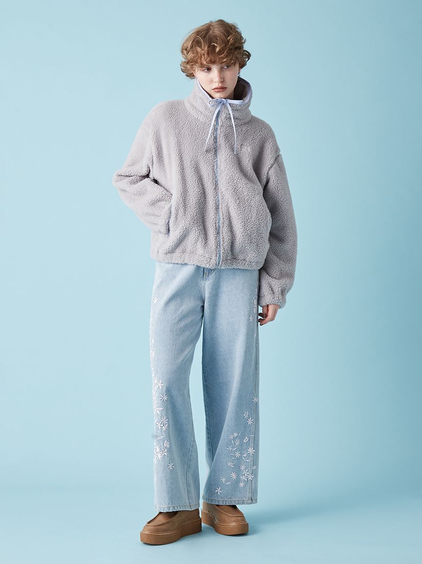 FURFUR「リボンフリースパーカー」|パーカー|