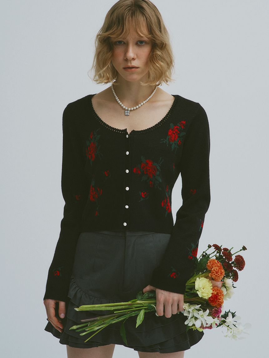 FURFUR「リボンモチーフパールネックレス」|ネックレス|