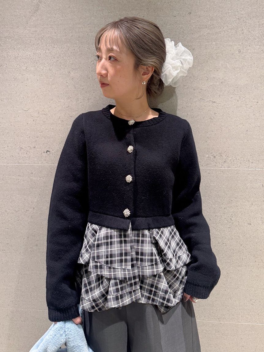 FURFUR「ボリュームオーガンジーシュシュセット」|ヘアバンド|