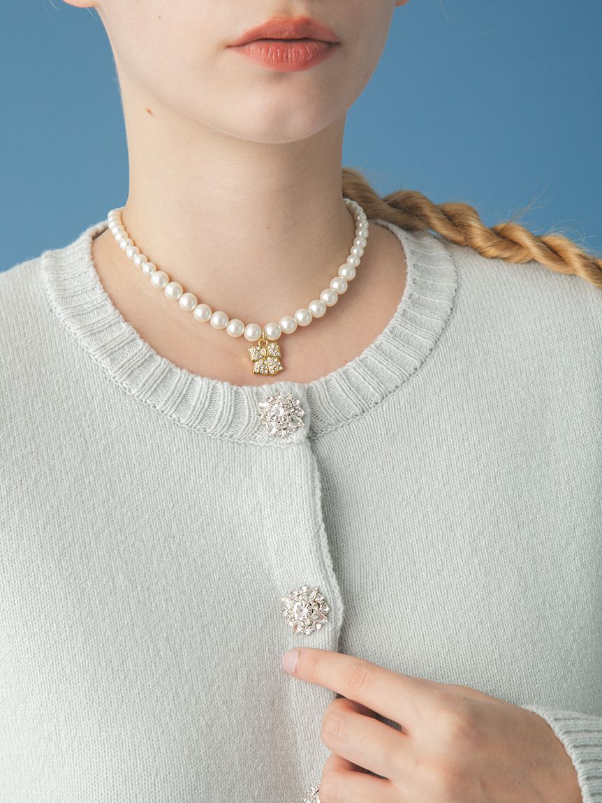 FURFUR「【WEB限定カラー】ペプラムレイヤードカーディガン」|カーディガン|