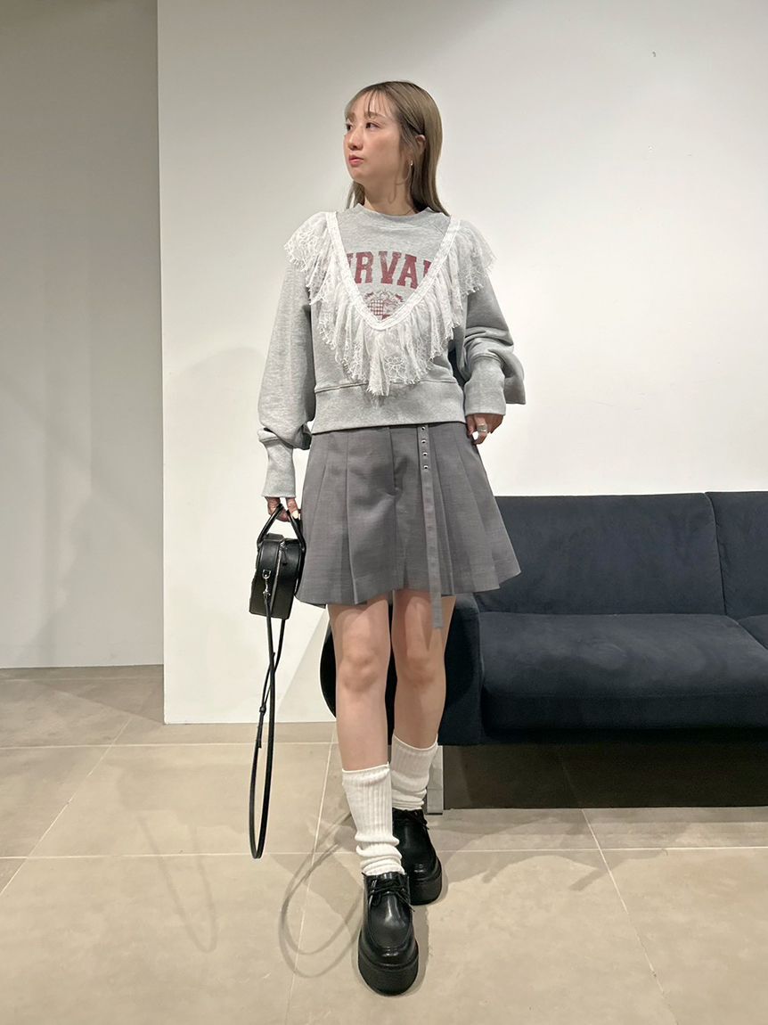 FURFUR「リメイクデザインフリルスウェット」|スウェット・ジャージ|