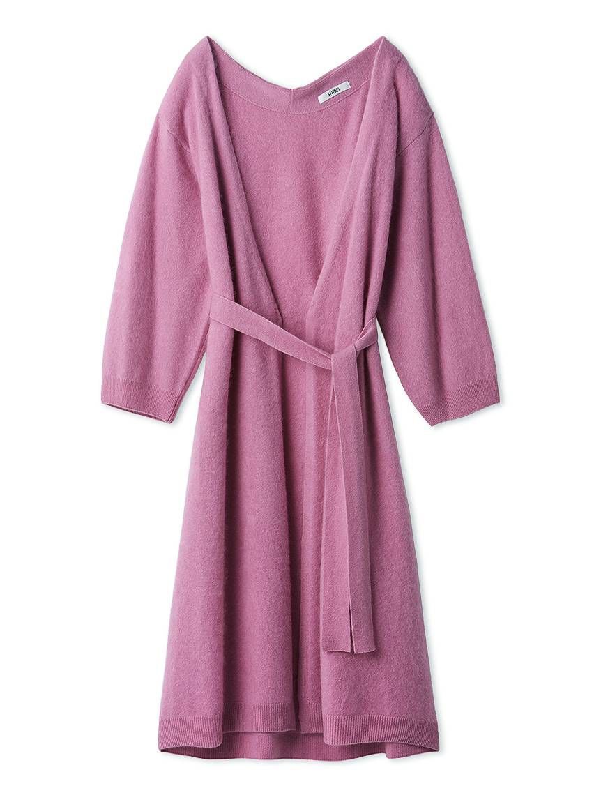 SNIDEL「【HIGH QUALITY】メリノウールニットロングコート」|チェスターコート|