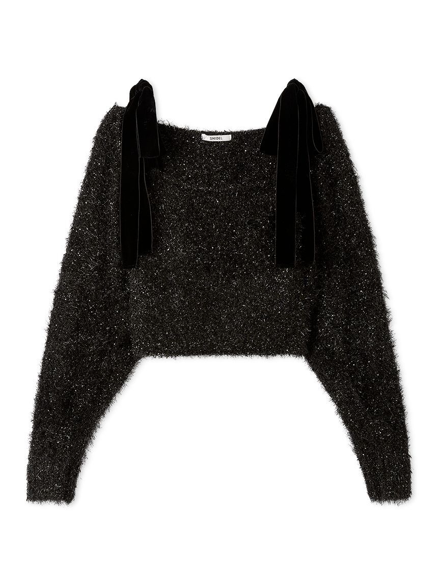 SNIDEL「ラメニットアンサンブルプルオーバー【カンヘウォン着用】」|ニット・セーター|