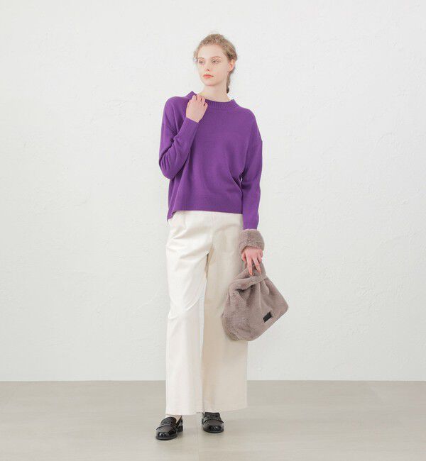 MACKINTOSH PHILOSOPHY「ウールカシミヤクルーネックニット」|ニット・セーター|