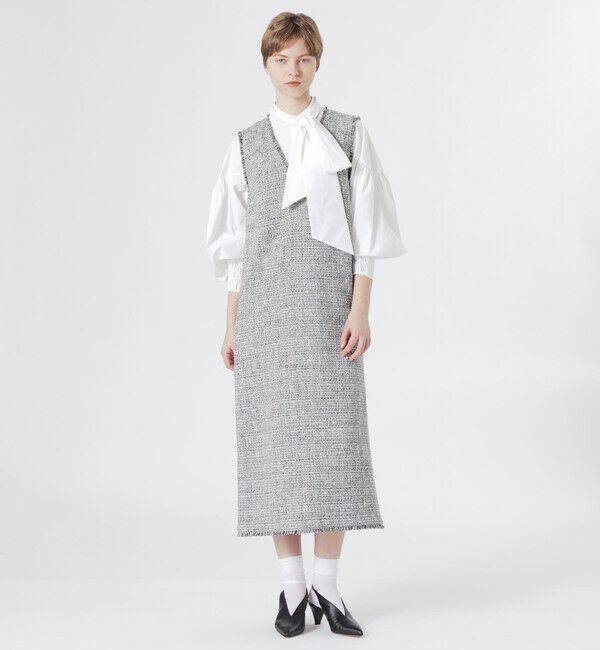  「ボリュームスリーブスカーフブラウス」|シャツ・ブラウス|