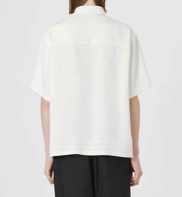  「トーナルブライトコードハーフスリーブシャツ」|シャツ・ブラウス|