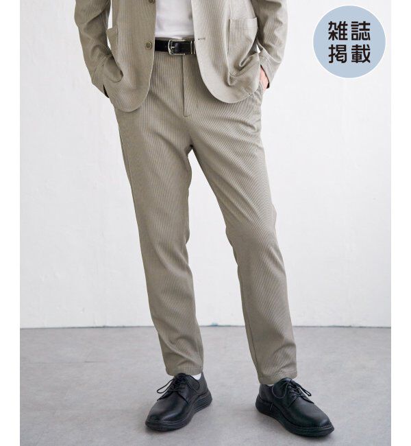 IKKA LOUNGE「【雑誌MonoMax5月号掲載】【セットアップ対応】GOKU楽ワークサッカーパンツ」|その他|ベージュ