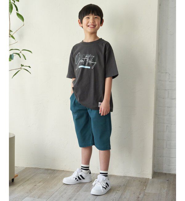 ikka kids「裾レイヤープリントアソートTシャツ（120~160cm）」|Tシャツ・カットソー|