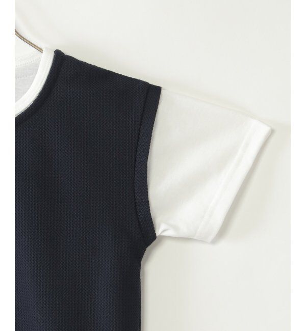 ikka kids「【親子おそろい】キーネックベストレイヤーTシャツ（120~160cm）」|Tシャツ・カットソー|