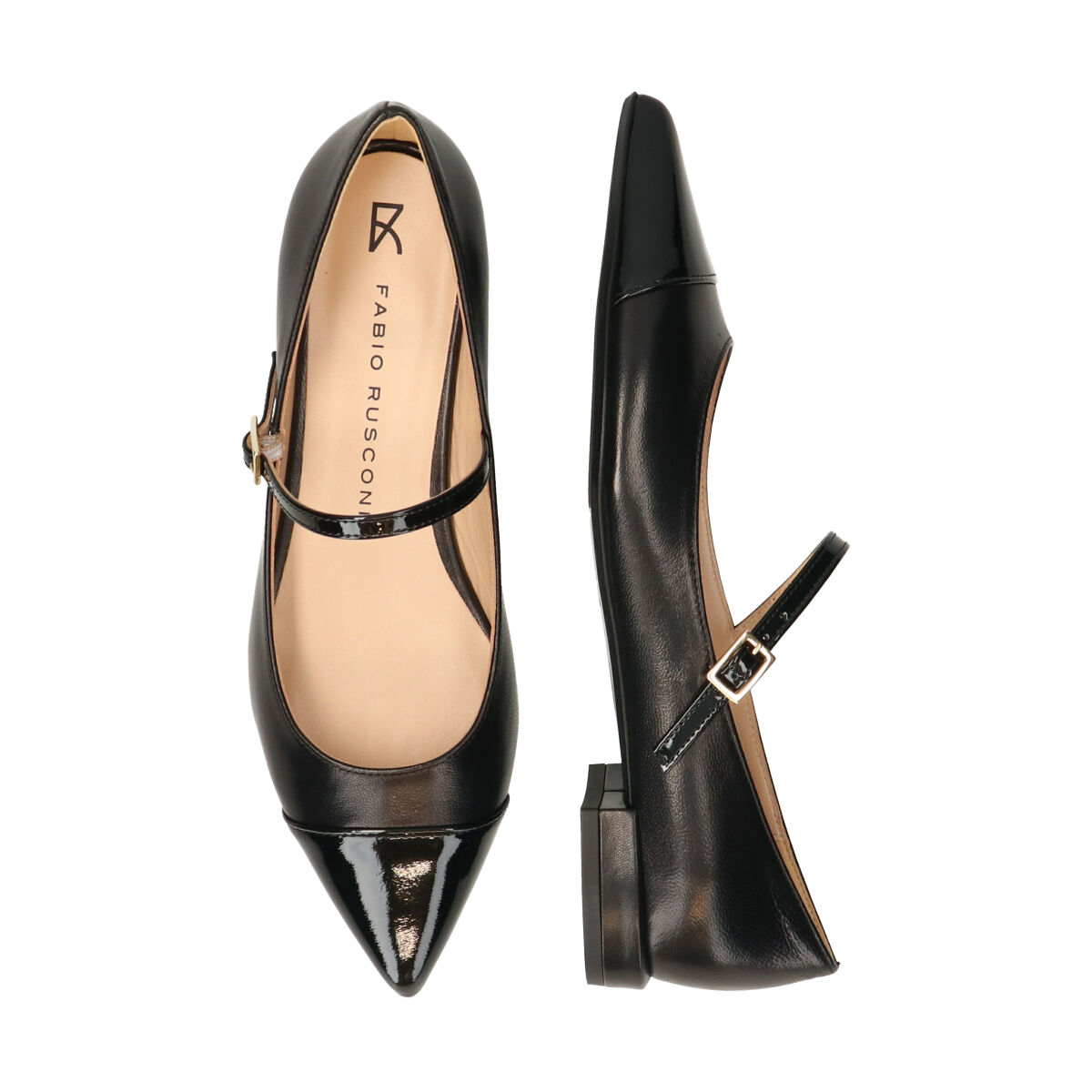 FABIO RUSCONI 「【FABIO RUSCONI】ポインテッドトウメリージェーンパンプス(F51528)」|パンプス|