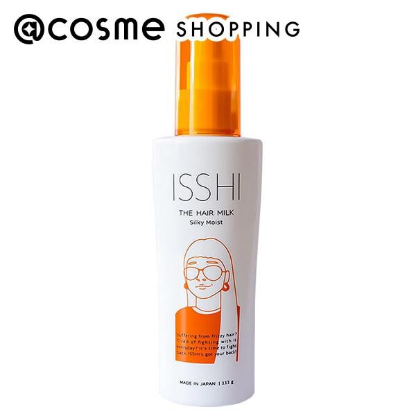  「ISSHI ザ ヘアミルク シルキーモイスト 本体 (50mm&times;35mm&times;180mm /111ｇ)」|洗い流さないトリートメント|その他