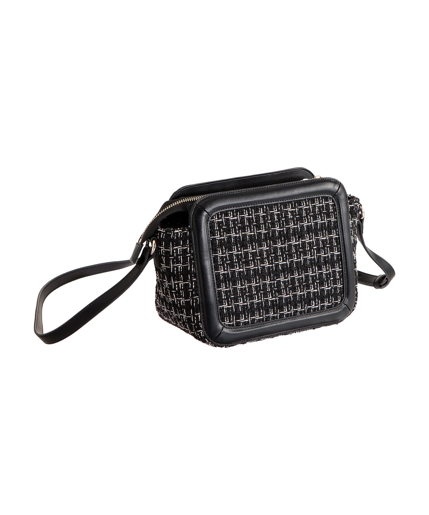 MARY QUANT「パディングフレームツイード ショルダー」|ショルダー・メッセンジャー|