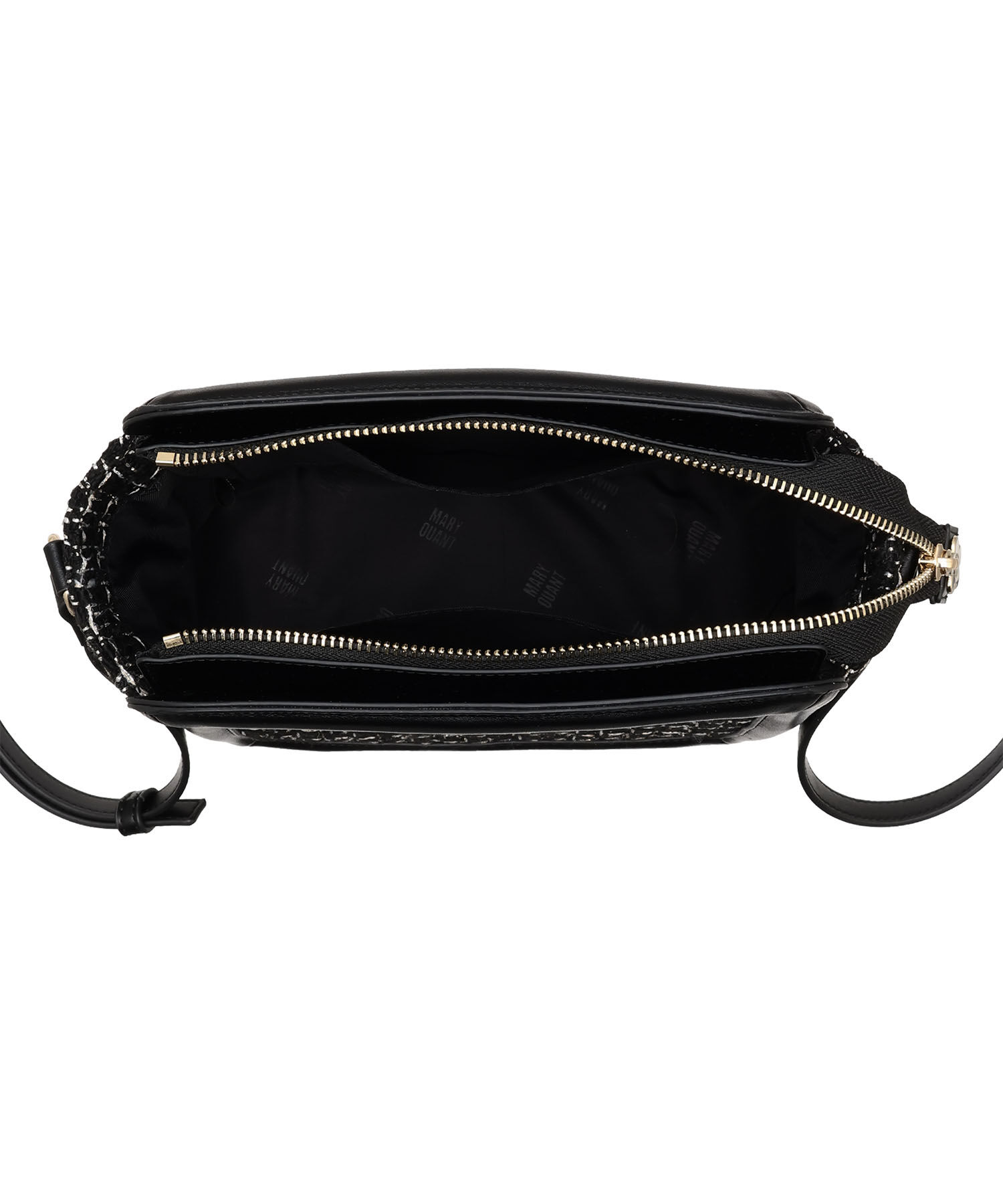 MARY QUANT「パディングフレームツイード ショルダー」|ショルダー・メッセンジャー|