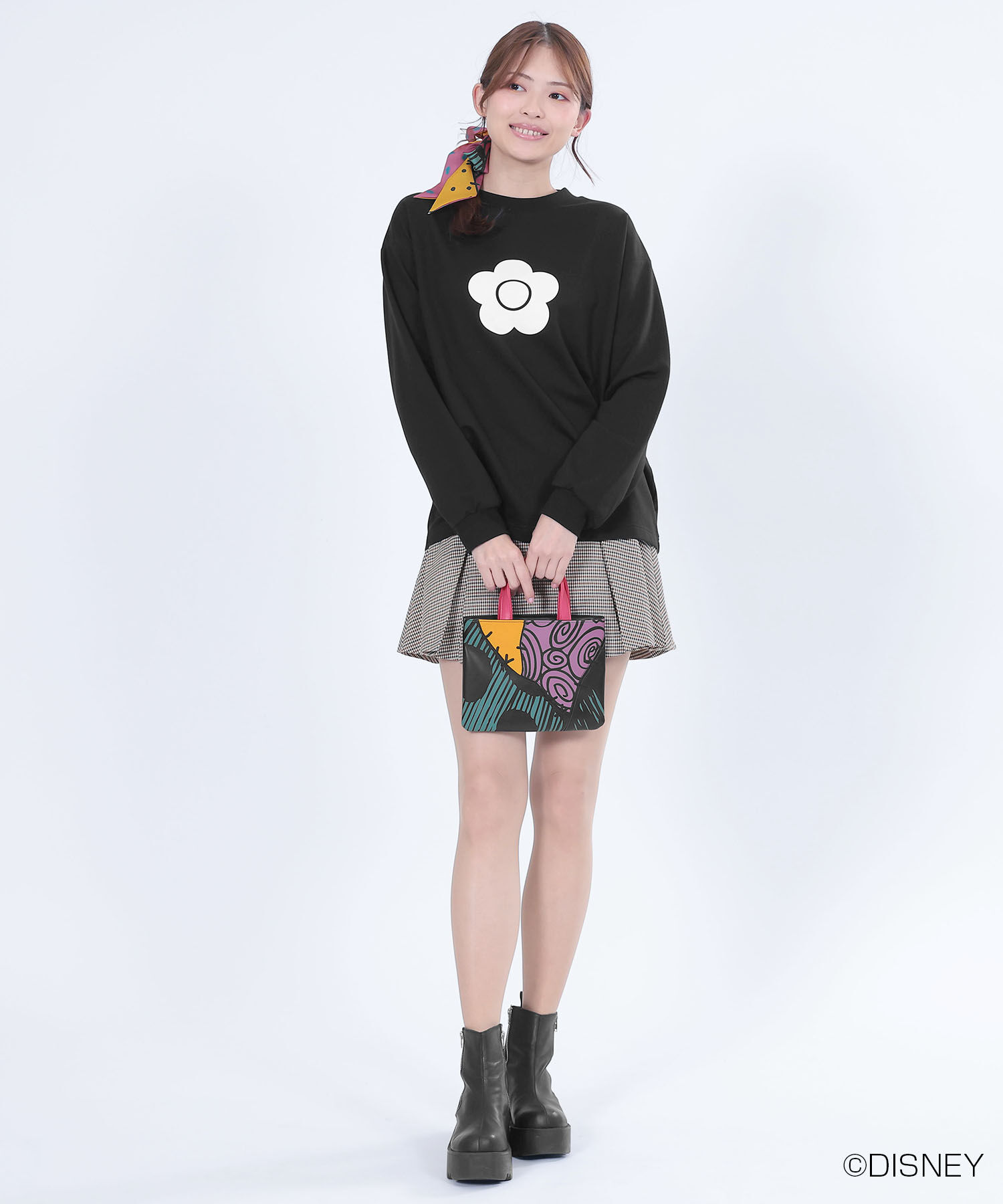 MARY QUANT「サリーワンピースデザイン リボンスカーフ」|バンダナ・スカーフ|