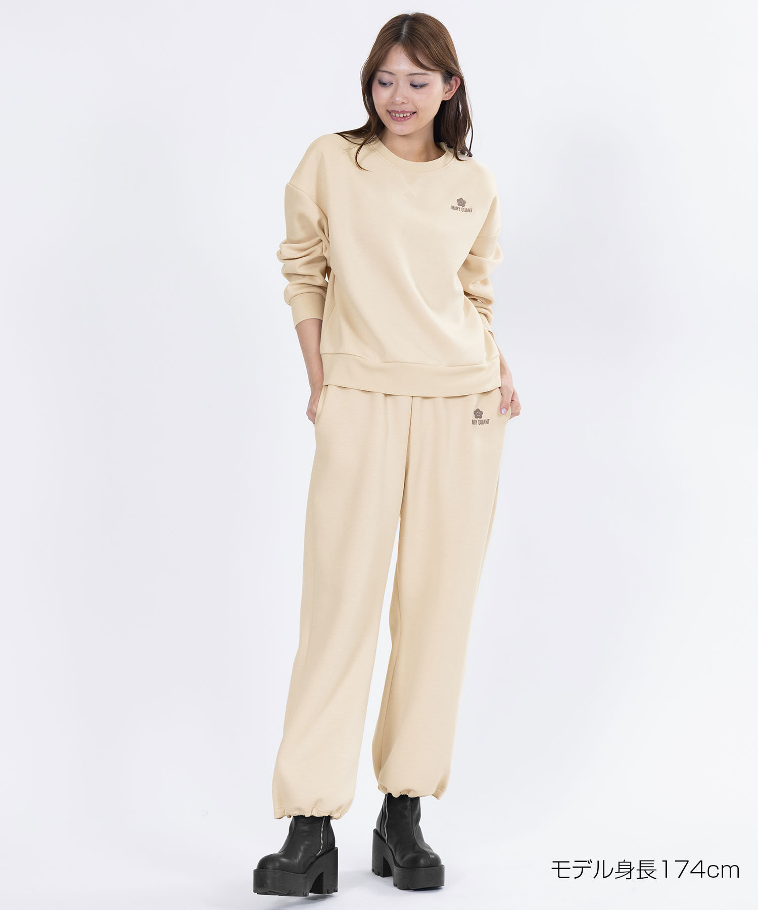 MARY QUANT「ロゴボンディング プルオーバー」|スウェット・ジャージ|