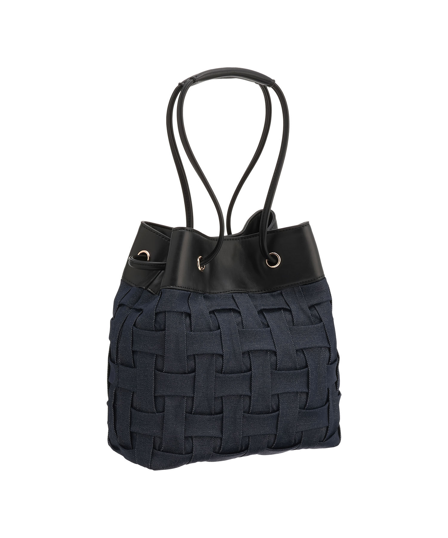 MARY QUANT「デニムプリーツ 2WAYショルダー」|ショルダー・メッセンジャー|