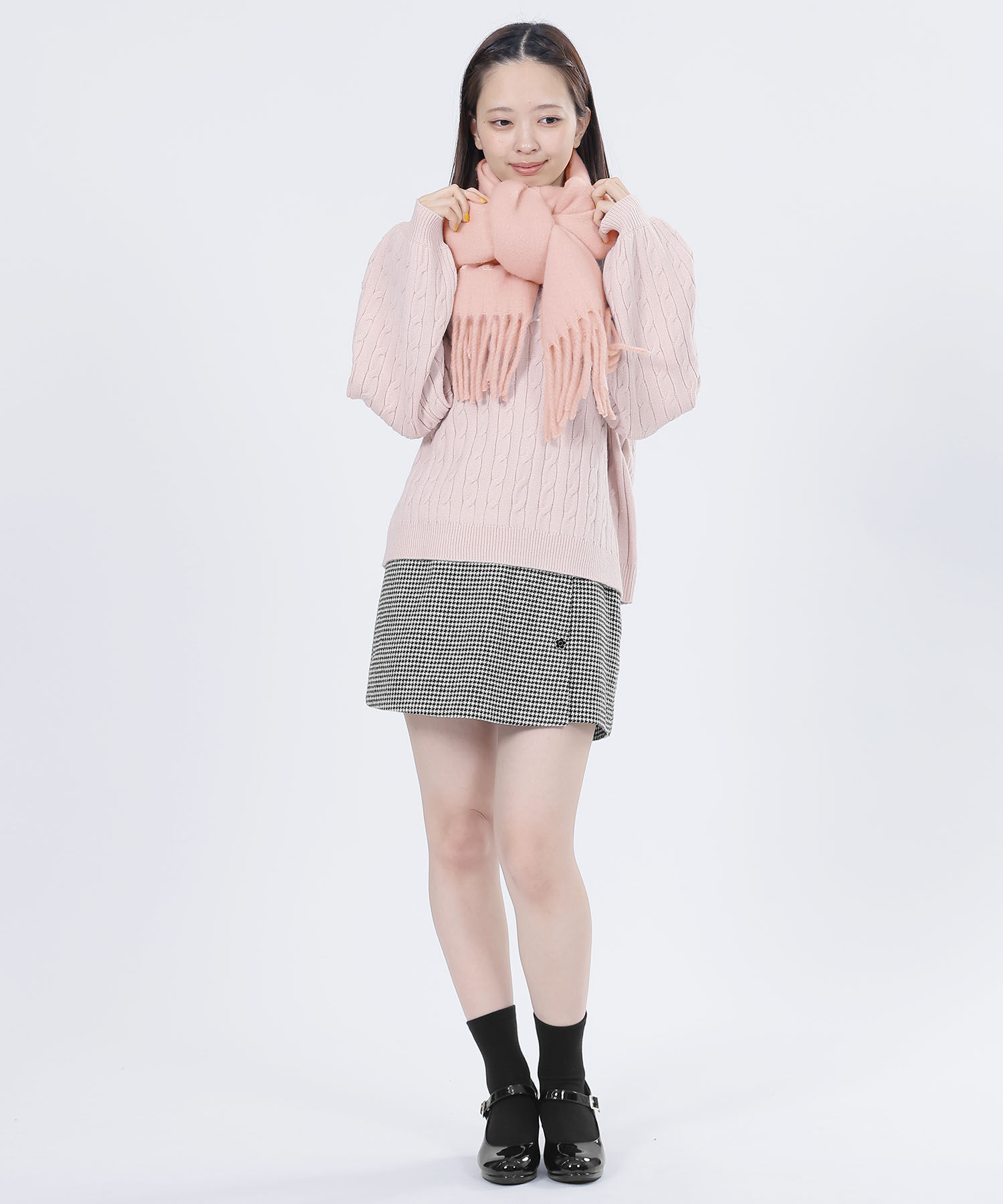 MARY QUANT「ソフトブークレー ストール」|ストール|