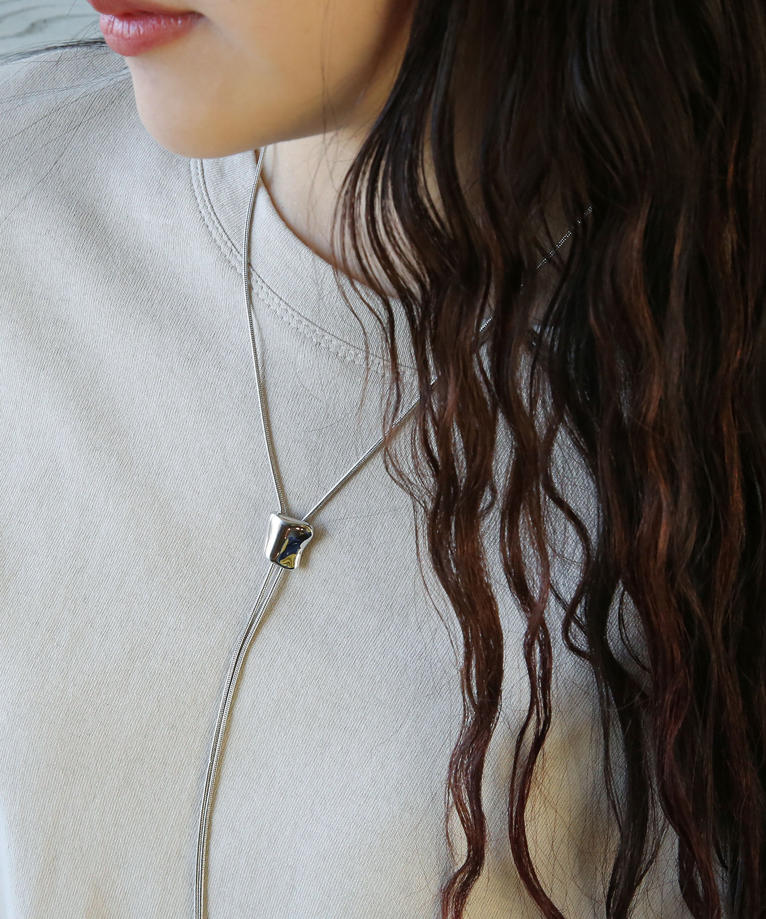 colleca la「ループロングネックレス」|ネックレス|