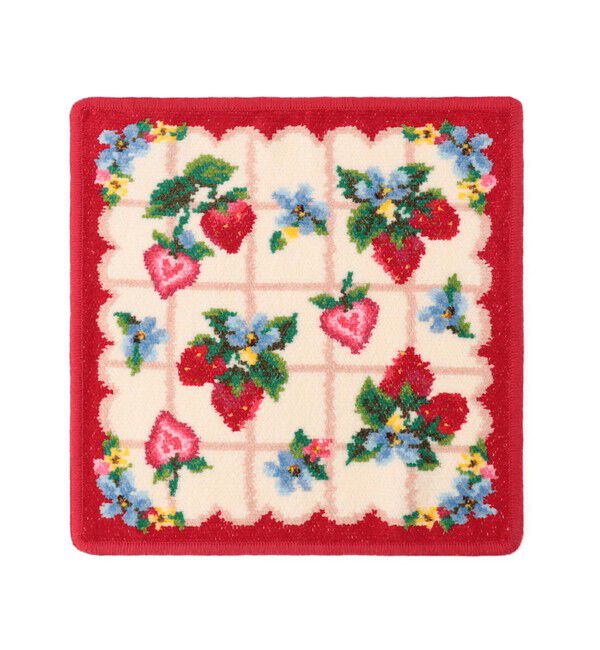 FEILER「ストロベリーフィールドプティ　ハンカチ」|ハンカチ|アイボリー