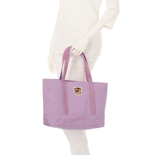 LOVERARY BY FEILER「オールドテディガール　ワッペントートバッグ　L/OTG-243041」|トートバッグ|