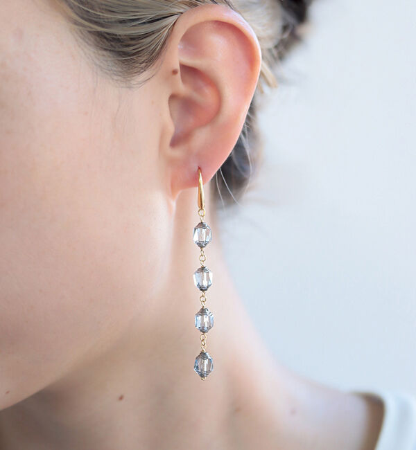  「releve 4粒チェコ ピアス」|ピアス|