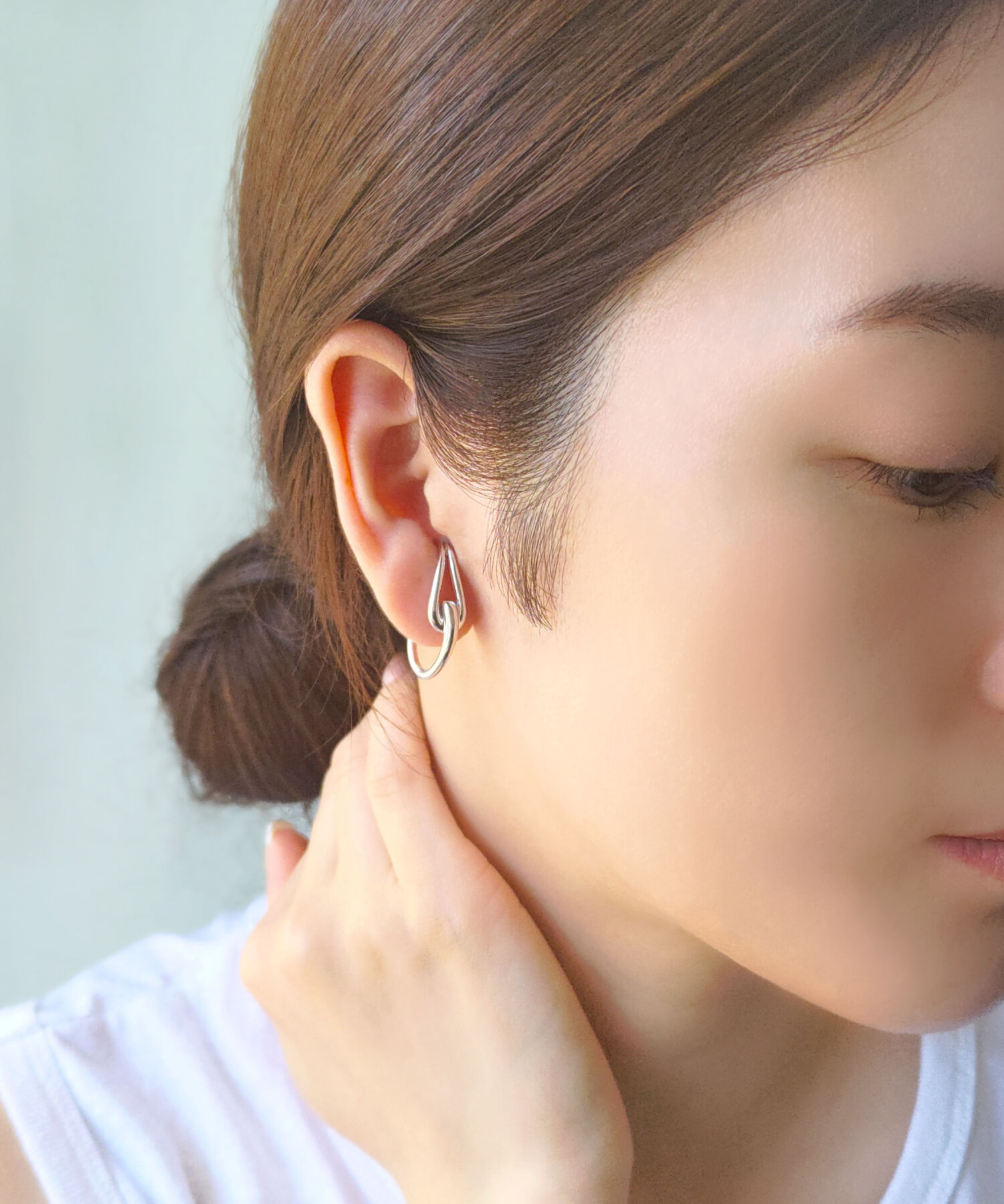  「silver925 ロープ イヤーカフ（ニッケルフリー）」|イヤーカフ|