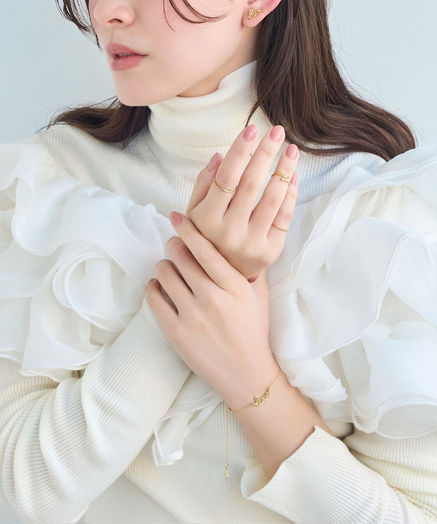 Phoebe「ラッキーレターブレスレット(ラブ)」|ブレスレット・バングル|