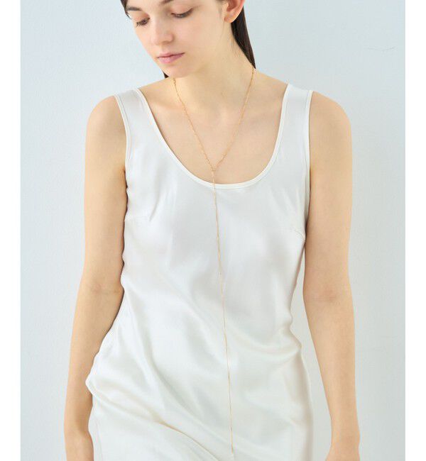 ete「【先行予約】[アシンメトリー] チェーン ロングネックレス」|ネックレス|