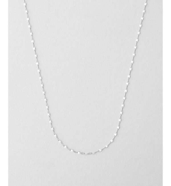 Jouete「K10WG ペタルチェーン ネックレス」|ネックレス|ホワイトゴールド