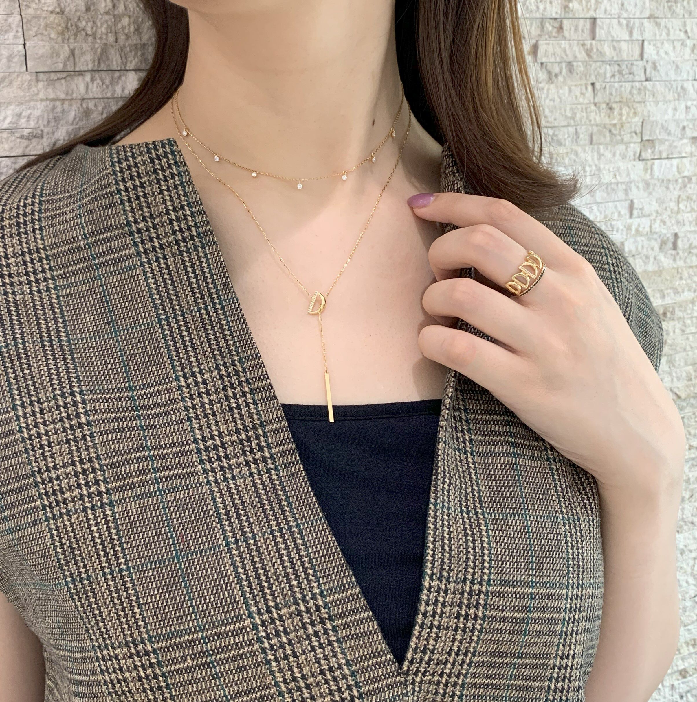 STAR JEWELRY「HALF MOON」|ネックレス|