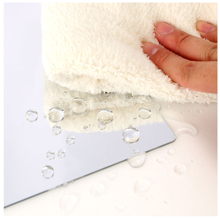 BACKYARD FAMILY「壁掛け ミラー 通販 全身 小さめ 鏡 上半身 かがみ ロング ピタッとミラー 粘着シール」|ミラー|