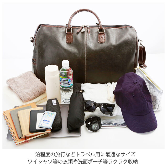 BACKYARD FAMILY「ボストンバッグ メンズ おしゃれ 通販 旅行カバン 旅行 バック かっこいい フェイクレザー」|ボストンバッグ|