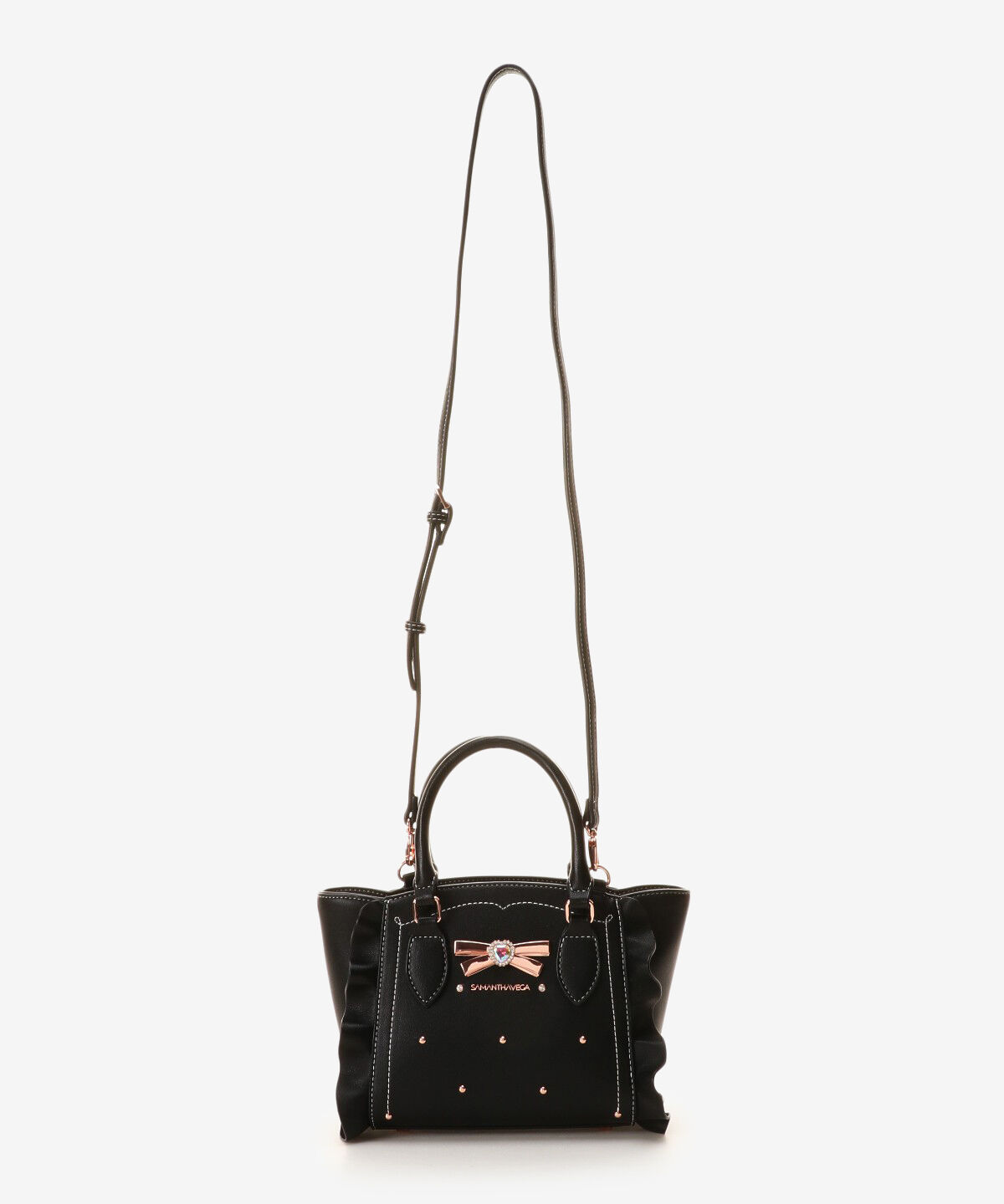 Samantha Vega「リボンスタッズフラッター(ミニ)」|ショルダー・メッセンジャー|