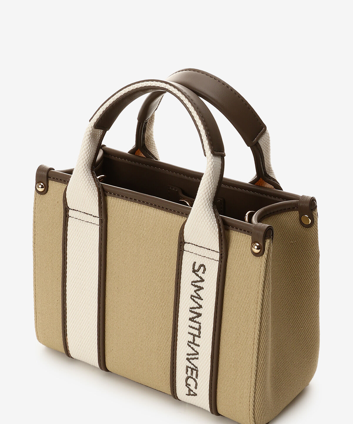 Samantha Vega「ロゴテープキャンバスショルダーバッグ（ミニ）」|ショルダー・メッセンジャー|