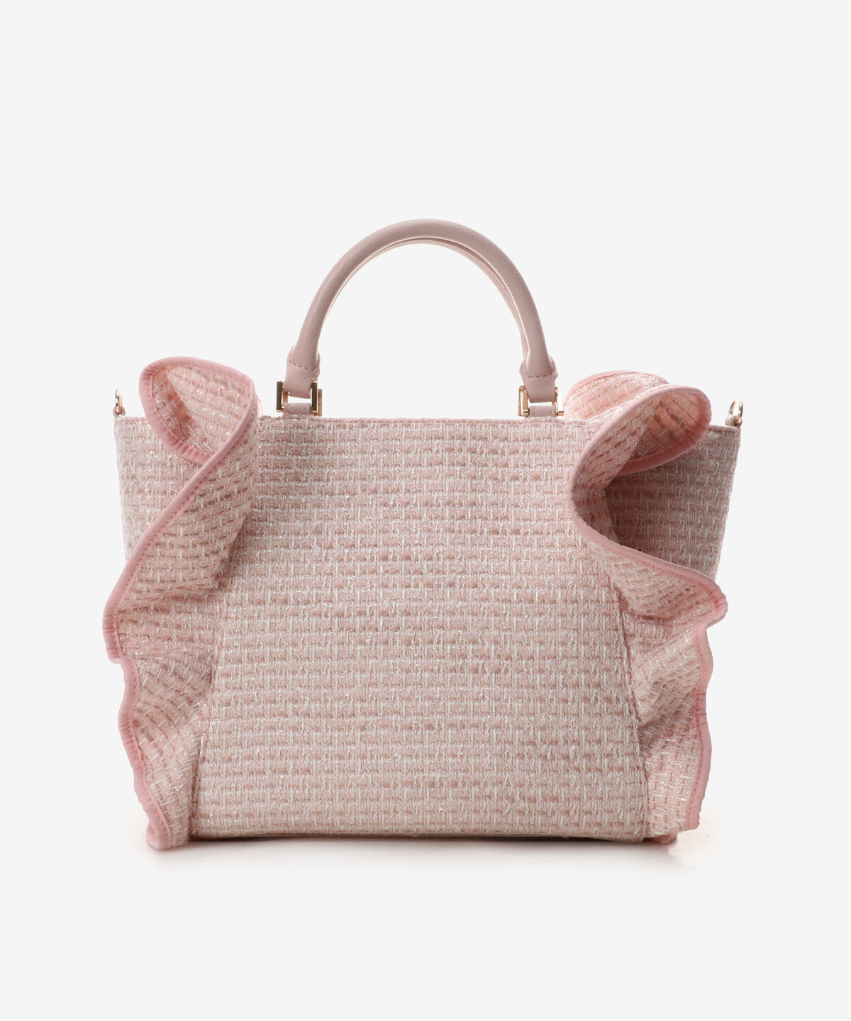 Samantha Vega「ツイードフリルハンドバッグ（大）」|ハンドバッグ|