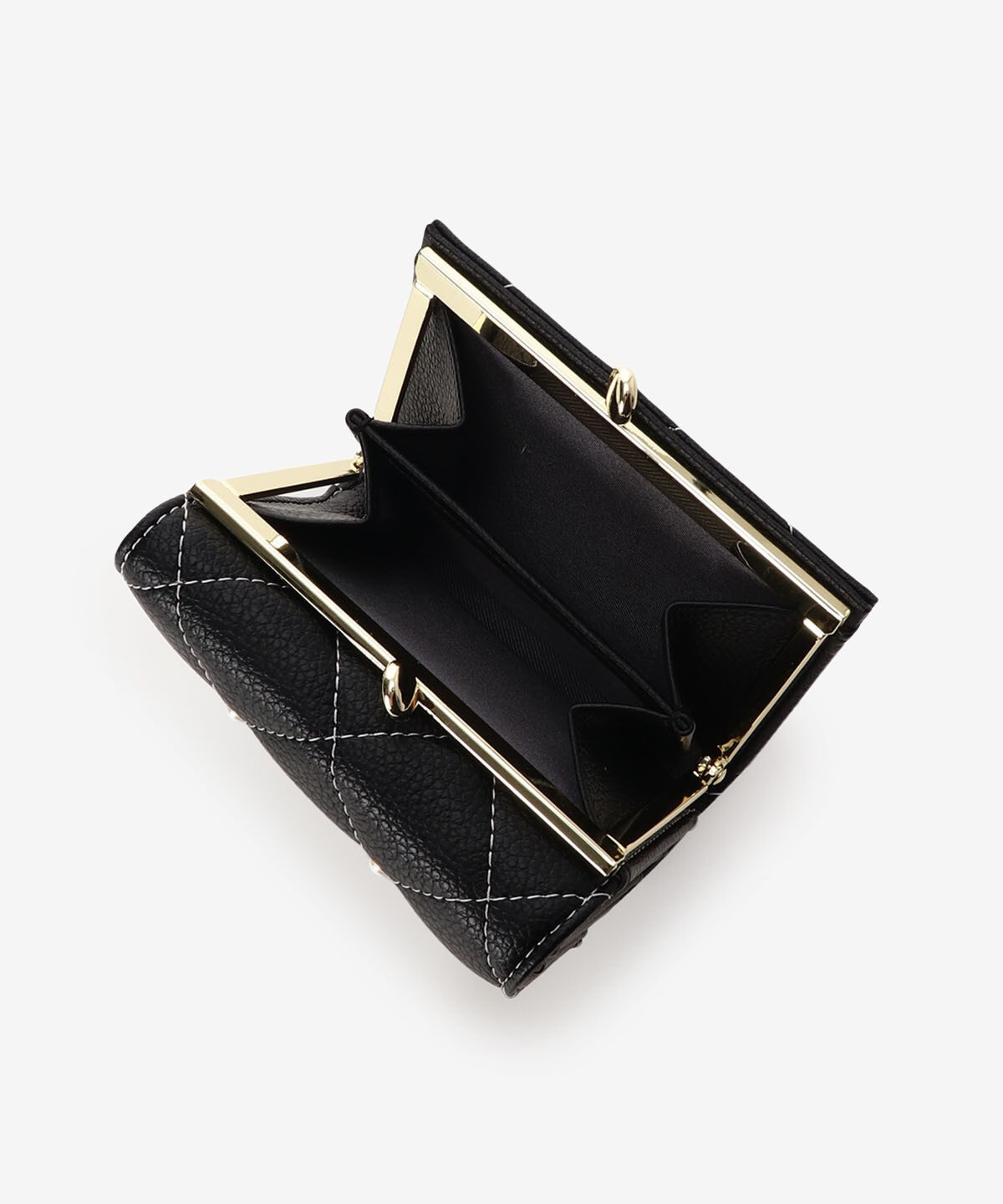 Samantha Vega「キルティングパールフラッター折財布」|財布|