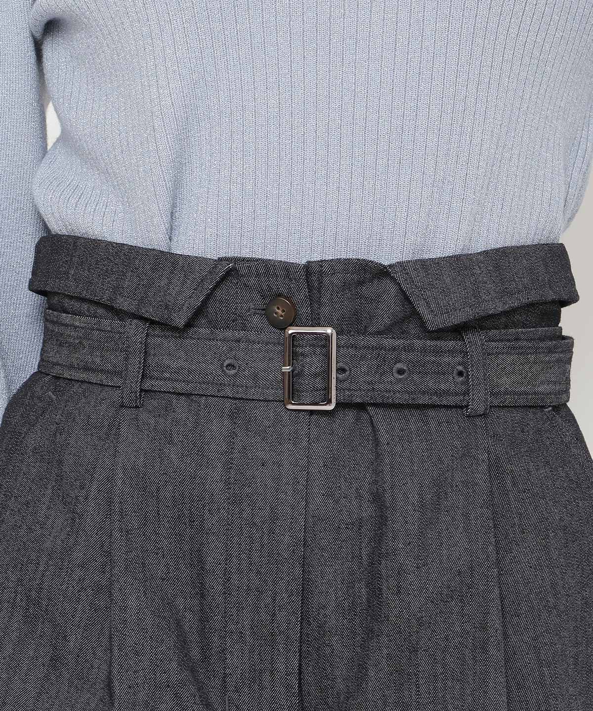 アンドクチュール「デニムライクハイウエストパンツ」|その他|