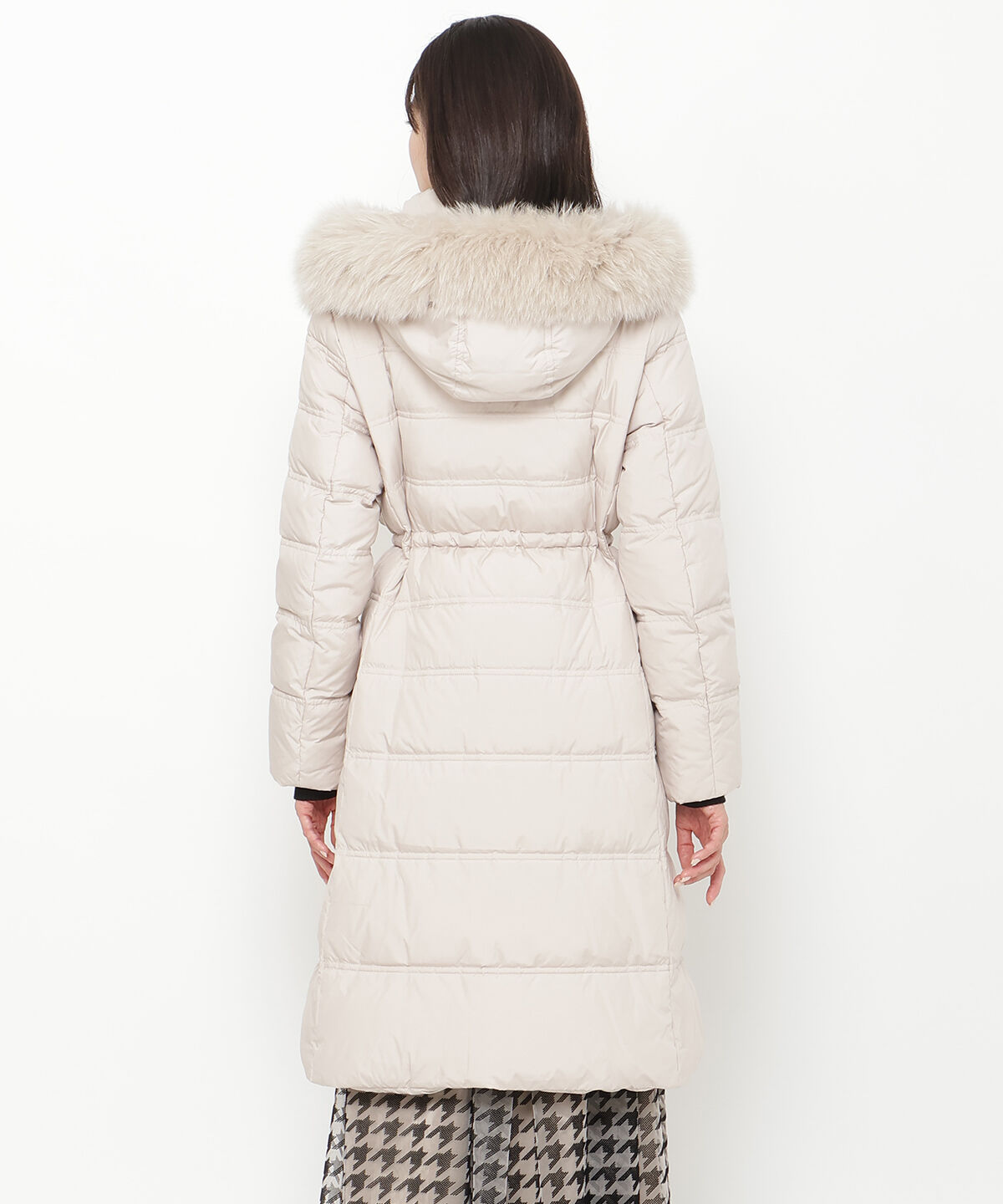 アンドクチュール「FOXファー付きミディアムロングダウン」|ダウン|