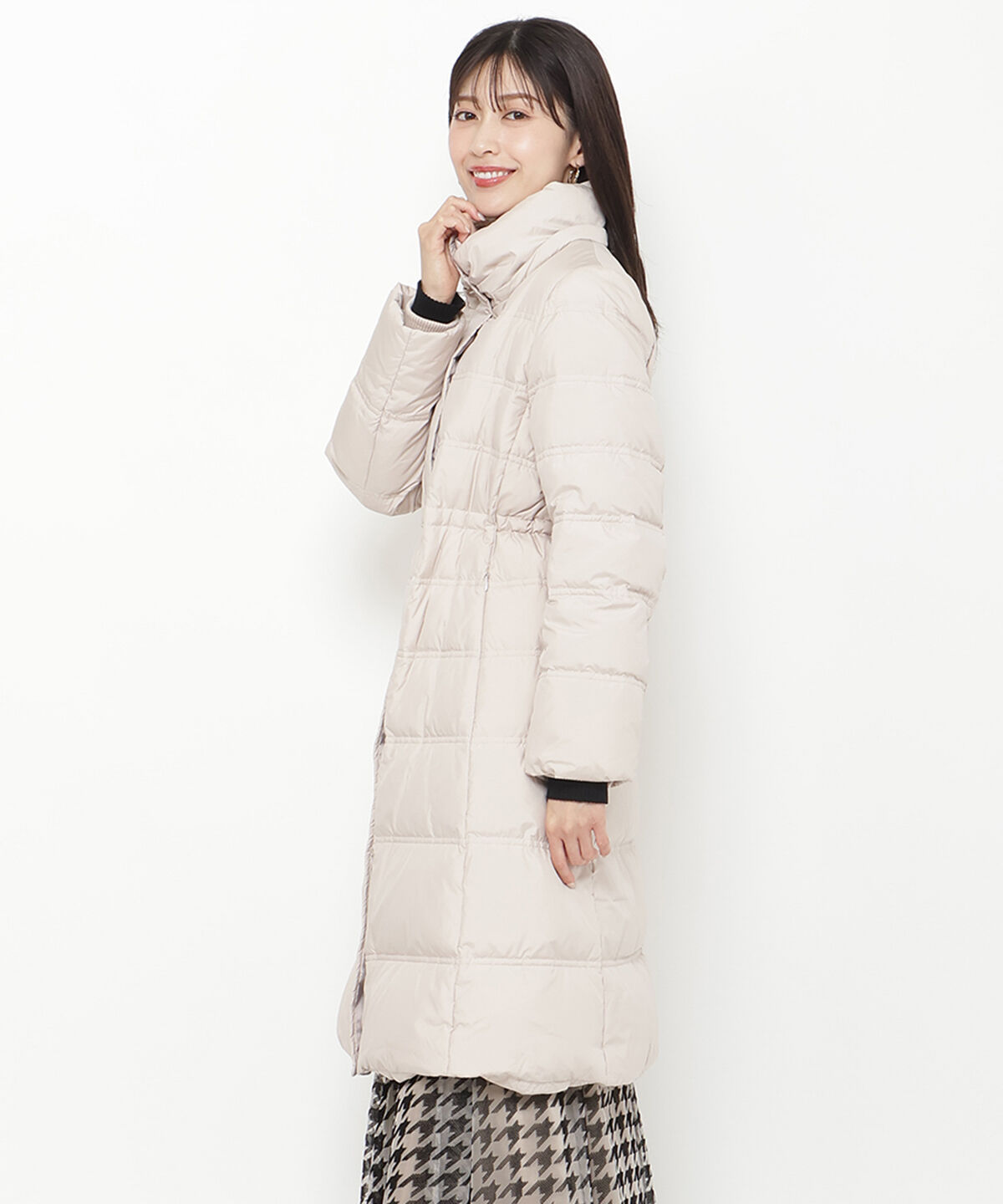 アンドクチュール「FOXファー付きミディアムロングダウン」|ダウン|