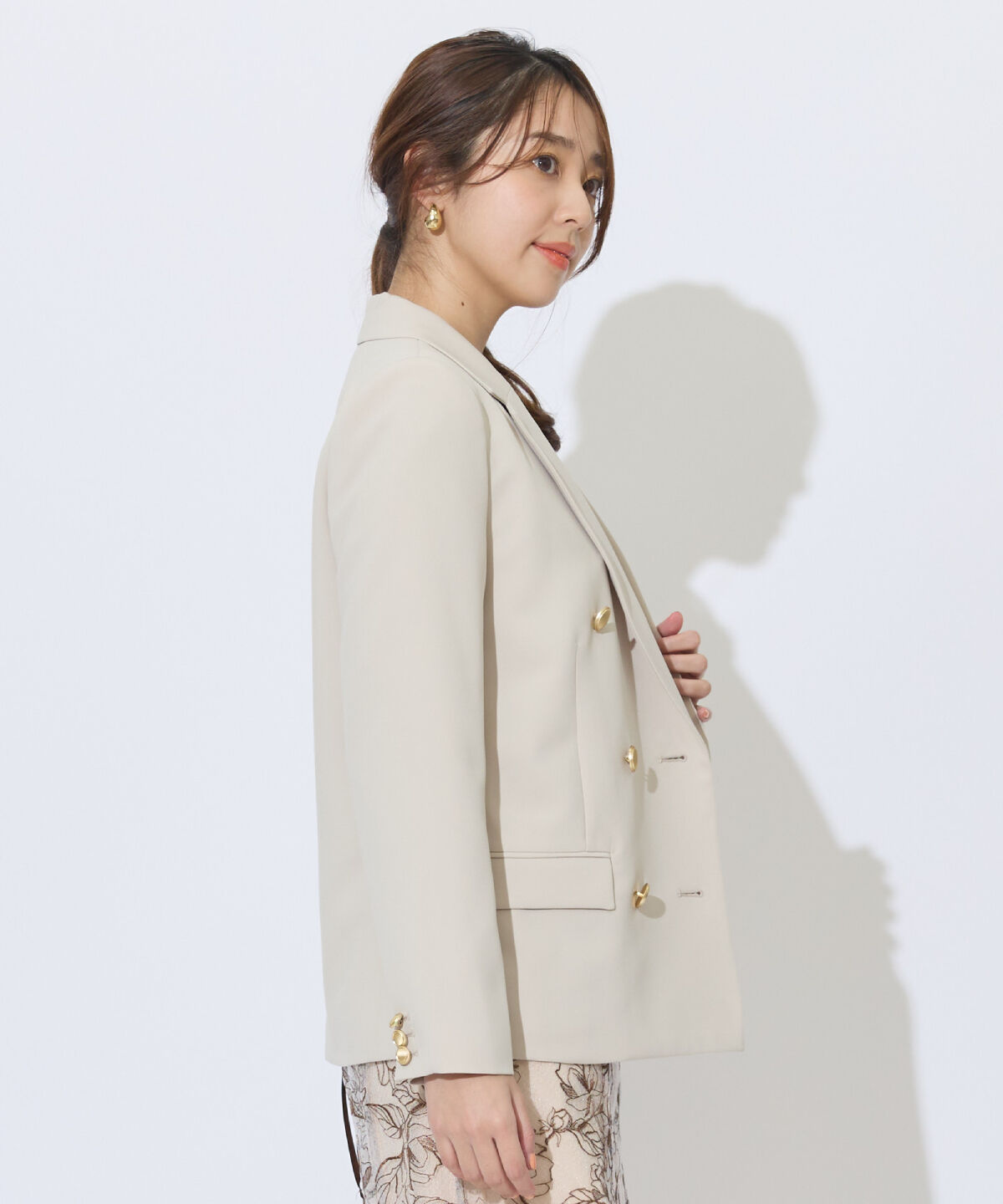 アンドクチュール「ダブルテーラードジャケット」|テーラードジャケット|