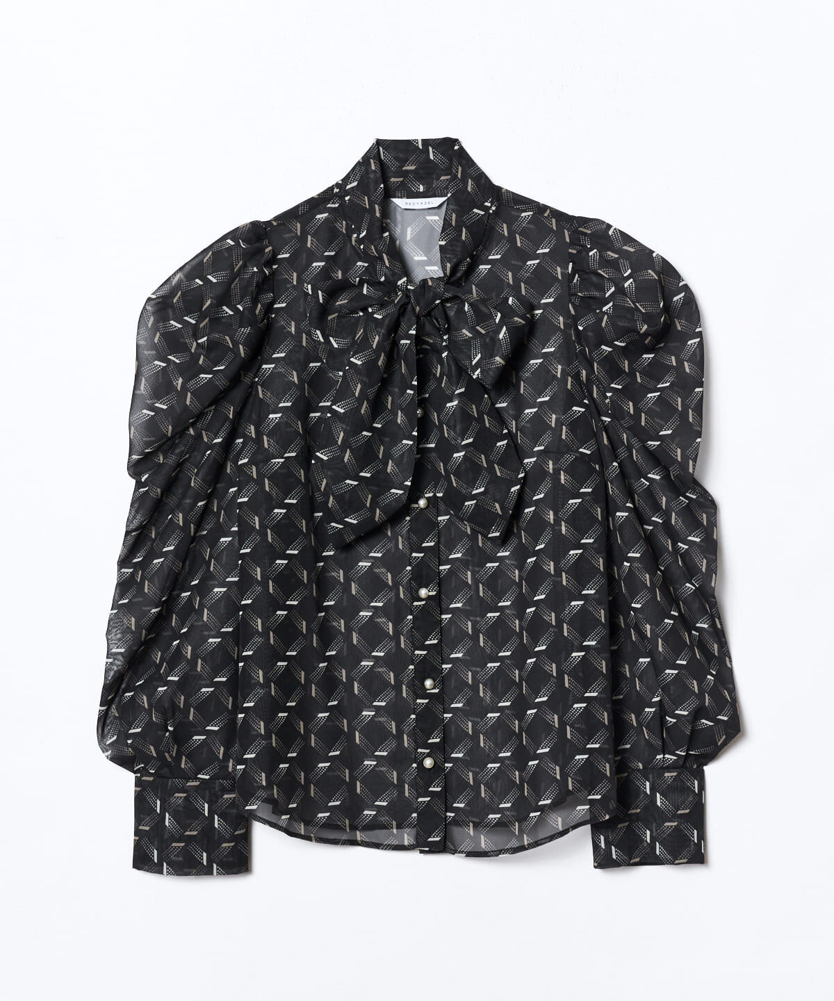 REDYAZEL「オリジナル総柄プリントブラウス」|シャツ・ブラウス|