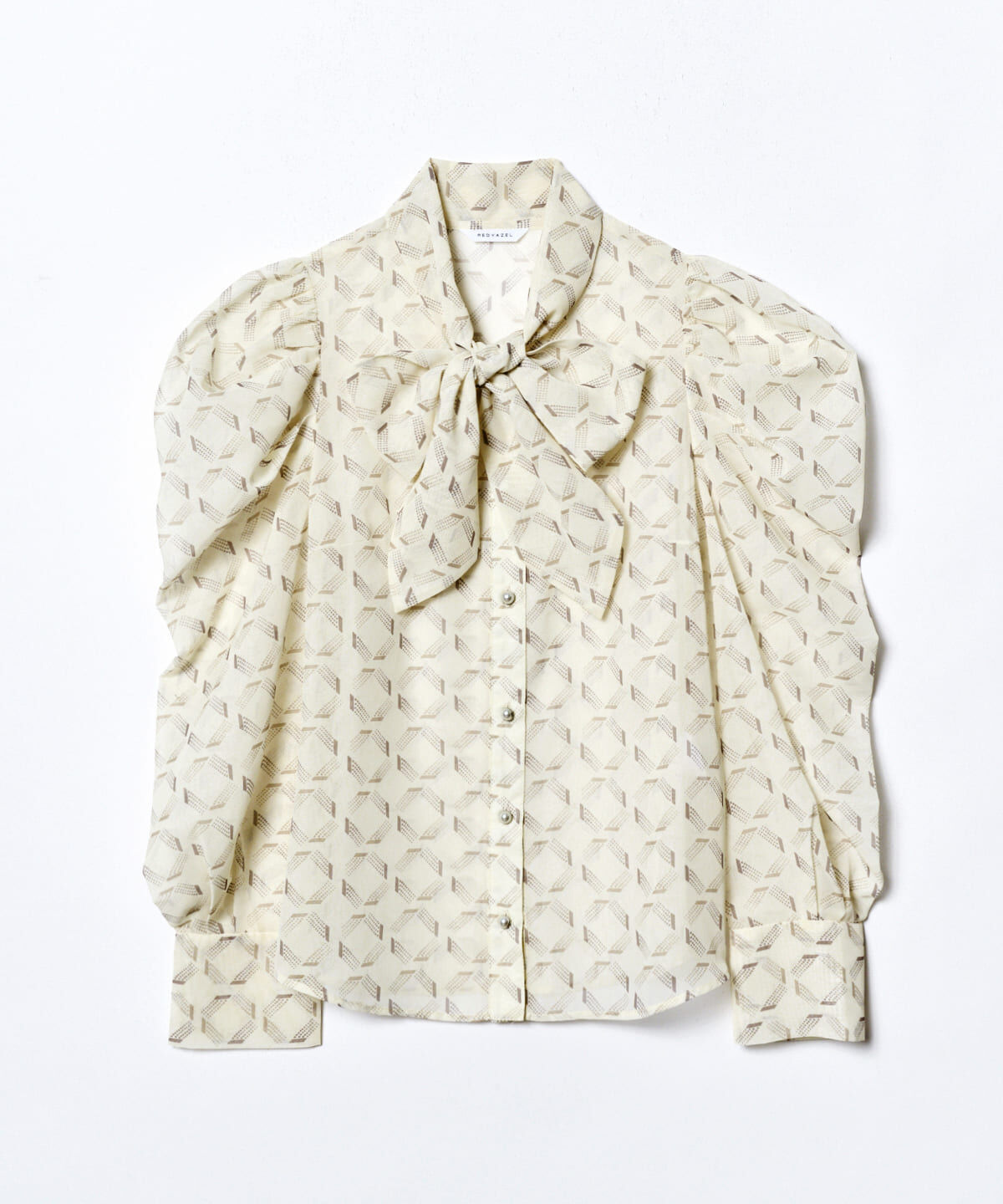 REDYAZEL「オリジナル総柄プリントブラウス」|シャツ・ブラウス|