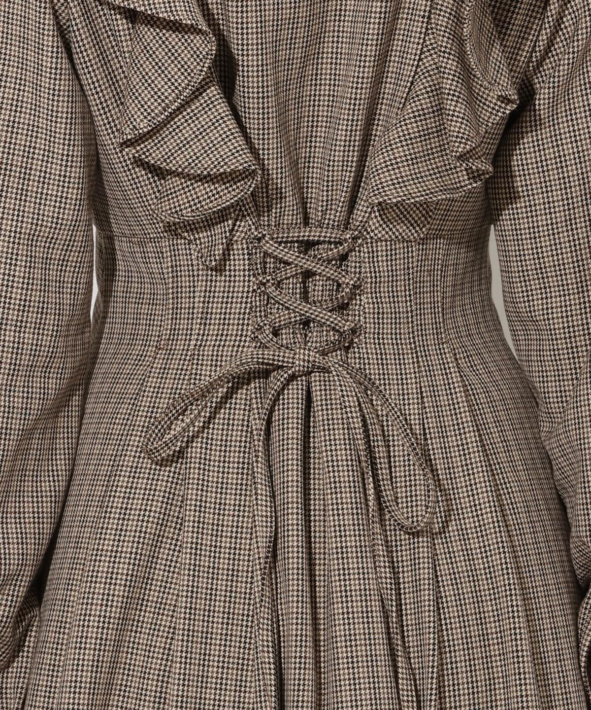 WILLSELECTION「ラッフルフリルタックウエストシャツワンピース」|ワンピース|