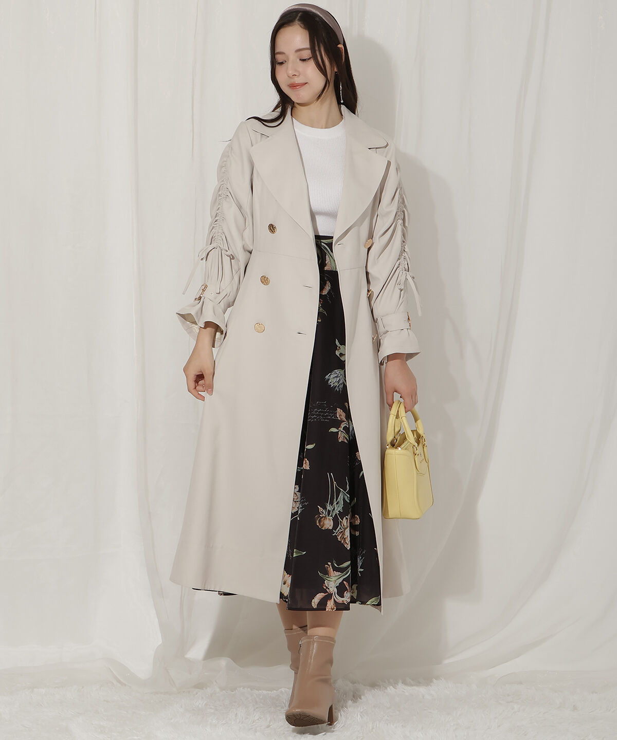 WILLSELECTION「ドロストデザイントレンチコート」|トレンチコート|