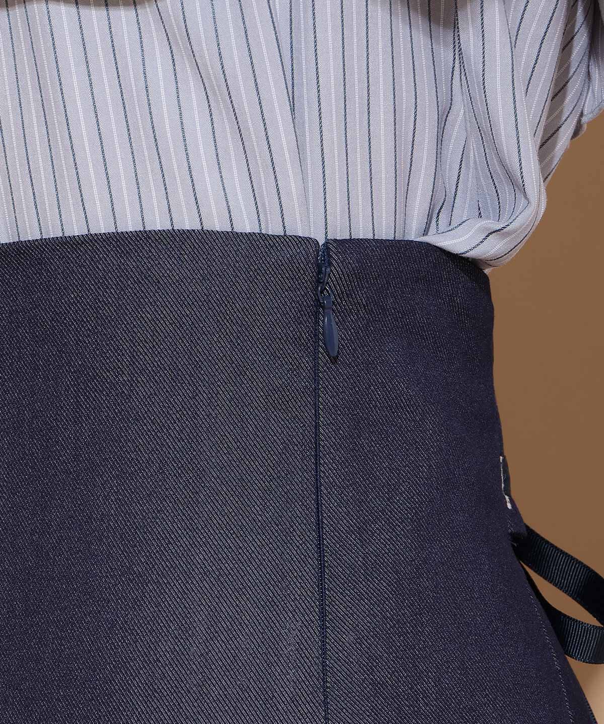 WILLSELECTION「アシメフリルハイウエストスカート」|フレア|