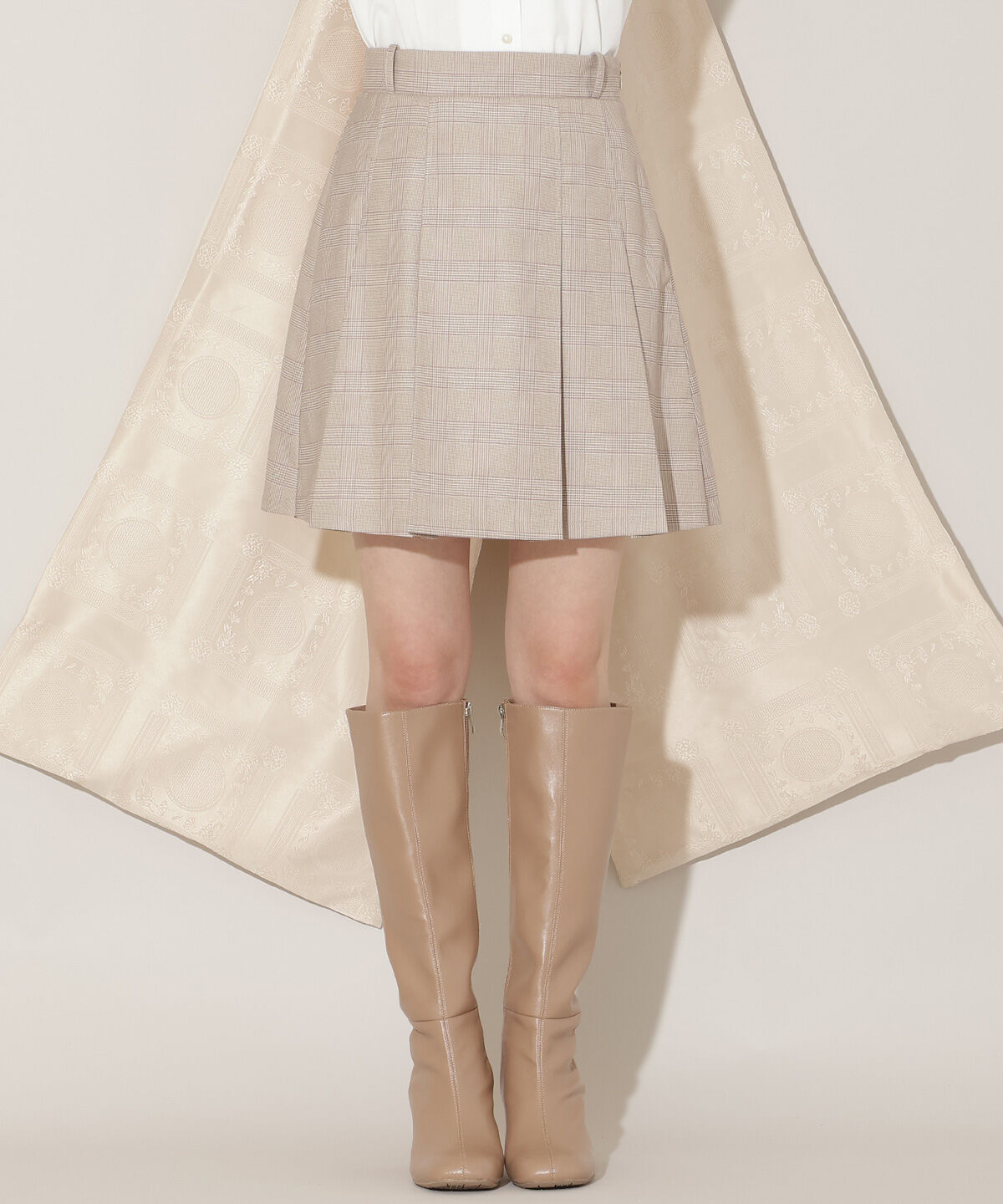 WILLSELECTION「ベルト付きプリーツミニスカート」|スカート|