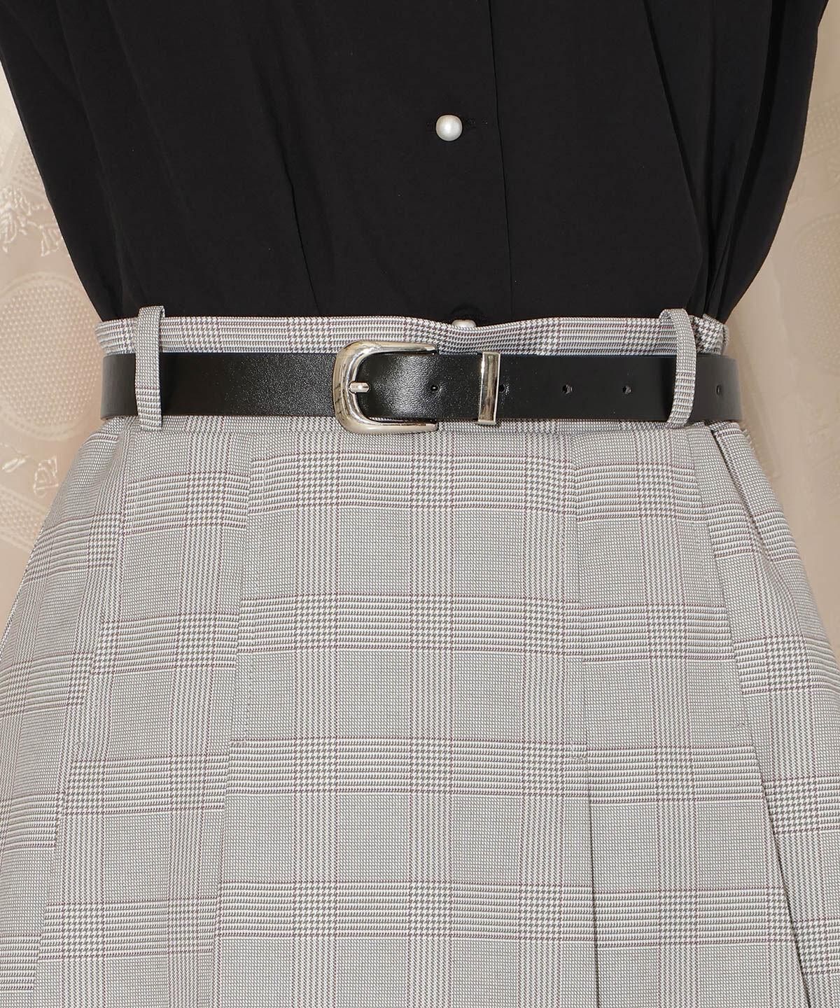 WILLSELECTION「ベルト付きプリーツミニスカート」|スカート|