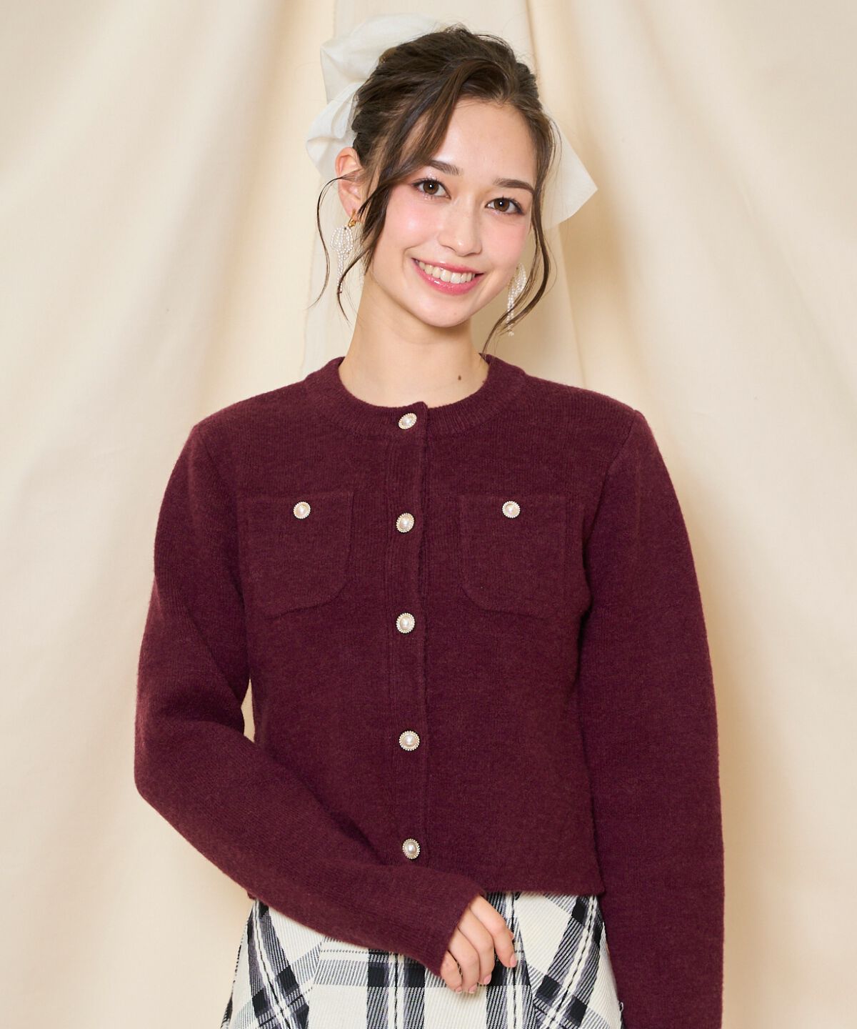 WILLSELECTION「モヘアライクニットジャケット」|カーディガン|